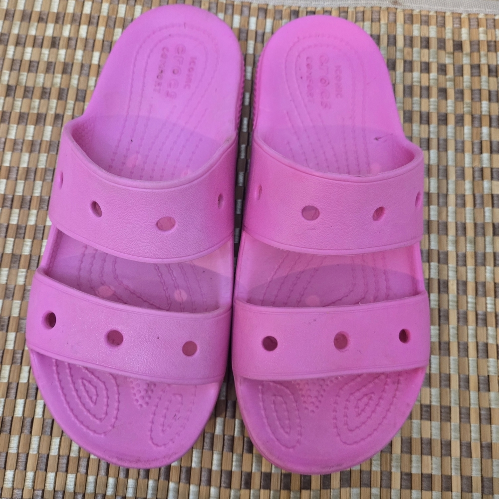 CROCS Pink Sandals Lightweight‎ Waterproof Comfort